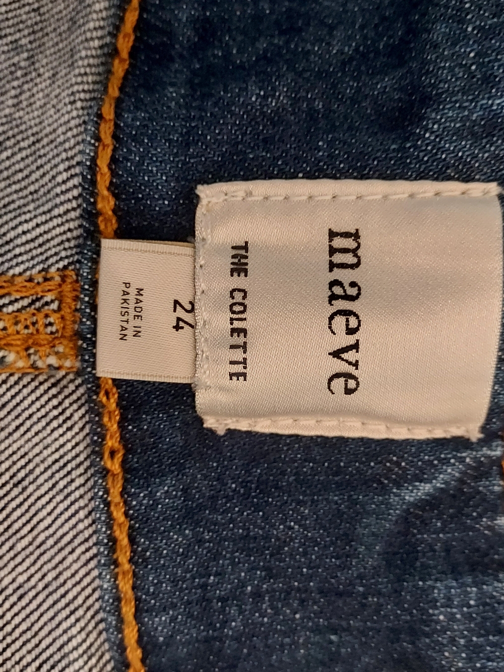 Maeve by Anthropology Medium Wash Colette Wide-leg Crop Jeans. SZ. 24 - Picture 9 of 14